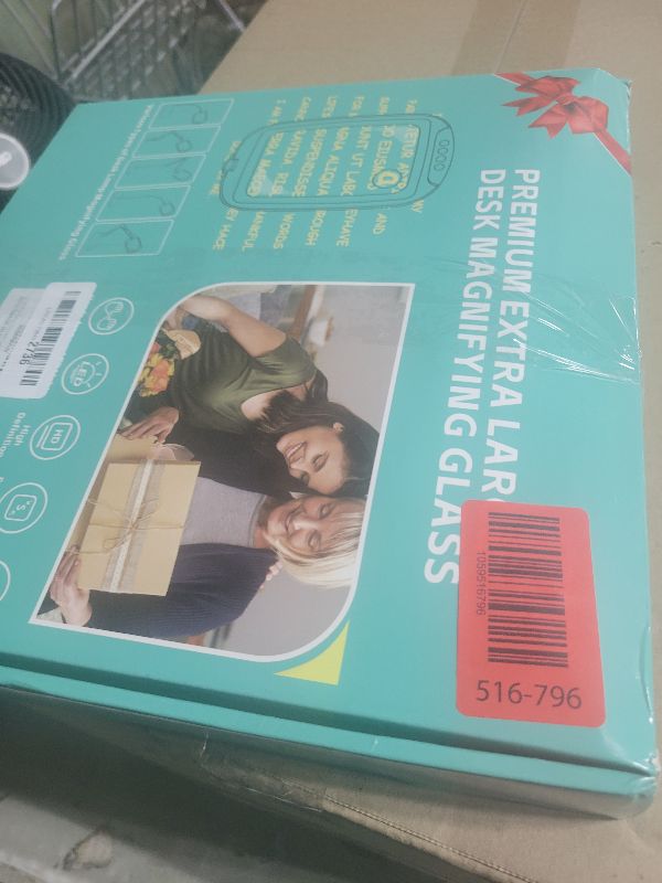 Photo 1 of 10X 30X Extra Large Magnifying Glass with Light and Stand,7-inch Lighted Magnifier,5 Color Modes Stepless Dimmable,Rectangle Hands-Free Magnifying Glass Desk Lamp for Reading Craft Hobby Close Work