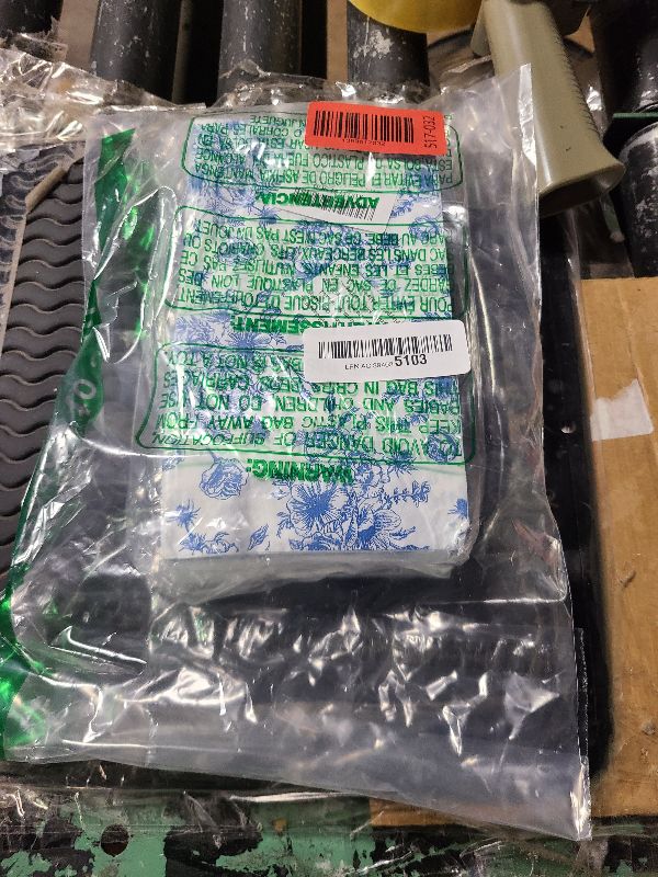 Photo 1 of 50 Pack Blue Floral Paper Napkins Blue Flower Guest Napkin Disposable 3 Ply Decorative Floral Hand Towels Dinner Napkins for Bridal Shower Baby Shower Wedding Birthday Dinner Party Supplies