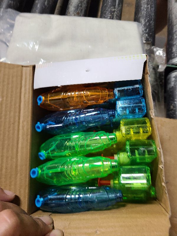 Photo 1 of 12 Packs Water Gun for Kids Squirt Toys Outdoor Beach Swimming Pool Game Summer Party Favor