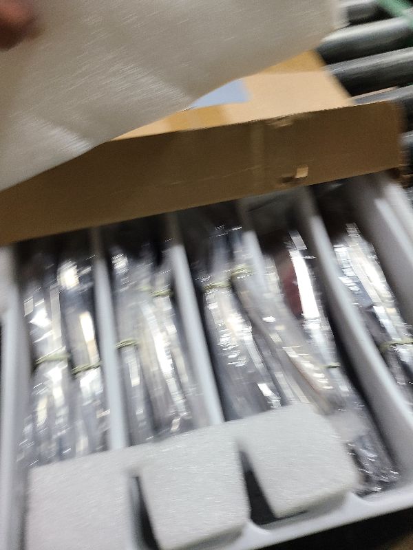 Photo 1 of 49-Piece Silverware Set with Organizer, Heavy Duty Stainless Steel Flatware for 8, Cutlery Utensil Sets with Steak Knives, Rust-proof, Mirror Polished, Dishwasher Safe