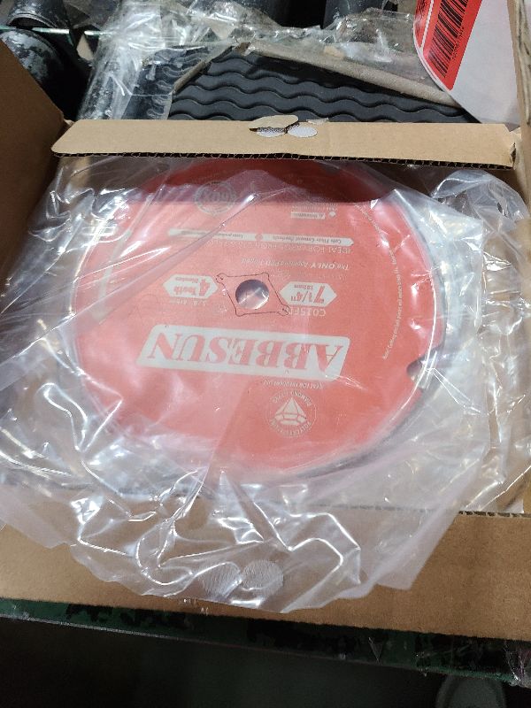 Photo 1 of 2 Pack 7-1/4 Inch 4T PCD Tipped Hardie Blade Fiber Cement Circular Saw Blade with 5/8'' DMK Arbor, for Diablo 7-1/4'' Circular Saw Blade D0704DH, Polycrystalline Diamond Tipped, for Laminate Flooring