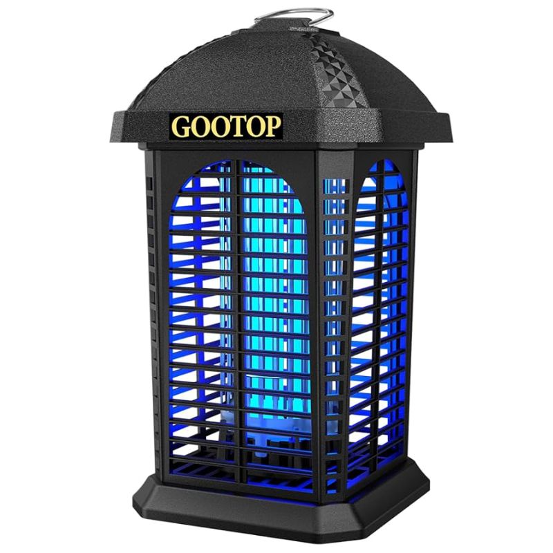 Photo 1 of 
Visit the GOOTOP Store
4.4
4.4 out of 5 stars
(1,750)
Bug Zapper Outdoor, 4200V Electric Mosquito Zapper, Bug Zapper Outdoor, Fly Traps, Fly Zapper, Mosquito Killer Indoor 3 Prong Plug, 90-130V, ABS Plastic Outer 