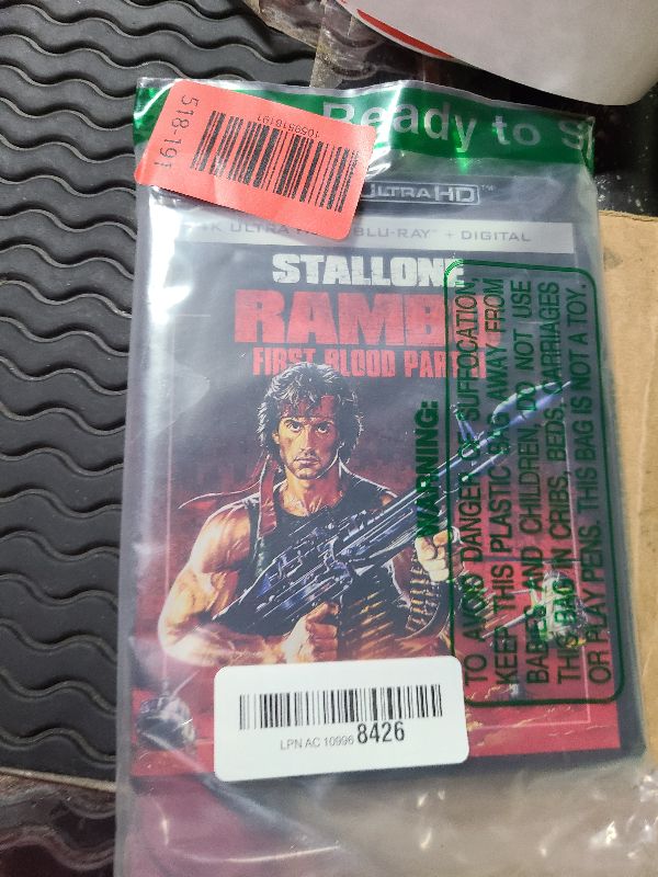 Photo 1 of RAMBO: FIRST BLOOD PART II 4K Ultra HD + Blu-ray + Digital [4K UHD]