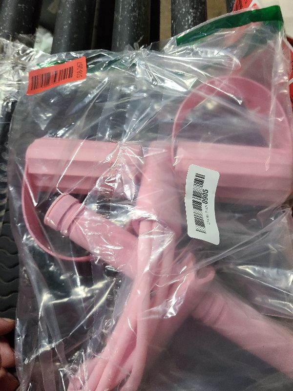 Photo 1 of 21 Fitness Resistance Bands-4 Tube Pedal Ankle Puller,2025 Upgrade Stretch Bands for Exercise,AB Training Auxiliary Device,Pedal Resistance Band with Handle for Women Men (Pink)