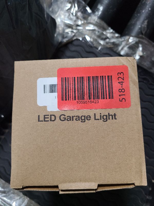 Photo 1 of 150W LED Garage Light - 15000 Lumen Ceiling Light with 4+1 Adjustable Panels, Daylight LED Shop Light Bulb Fixture for Garage, Workshop