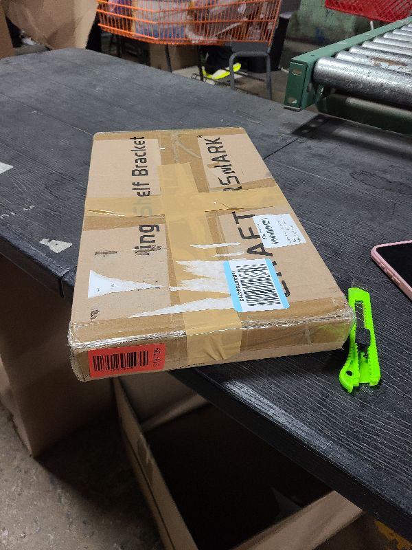 Photo 1 of 1pc Floating Shelf Hardware Heavy Duty Hidden Shelf Brackets Support,Wall Mounting Invisible Floating Shelves Bracket Without Jig (16" x 6" x 1.5" Without Tools)