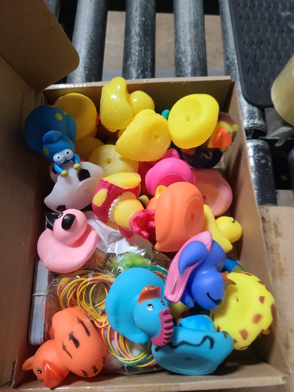 Photo 1 of 110 Pieces Cruise Rubber Ducks Hiding Kits Includes 35Pcs Cruising Duck 35 Cruising Ducks Tags 40 Rubber Bands for Cruise Ship Duck Ducking Essentials