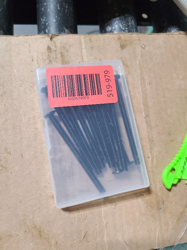 Photo 1 of 1/4-20 x 3-1/2" Flat Round Socket Screws Connector Bolts for Furniture, Stainless Steel 304 Black Finish, Full Thread, 11 pCS