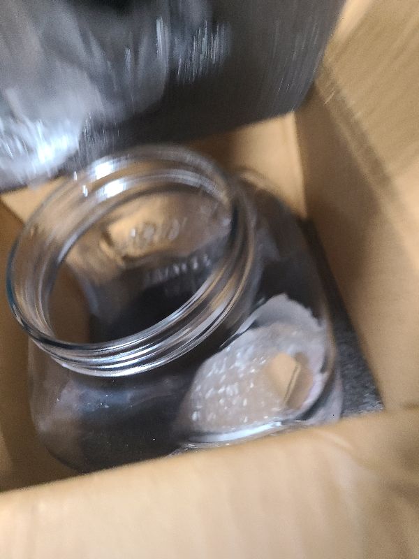 Photo 1 of 1 Gallon Drink Dispenser with Spigot 18/8 Stainless Steel – Airtight & Leakproof Glass Sun Tea Jar with Anti-Rust Lids, Beverage Dispenser for Parties - Laundry Detergent Holder