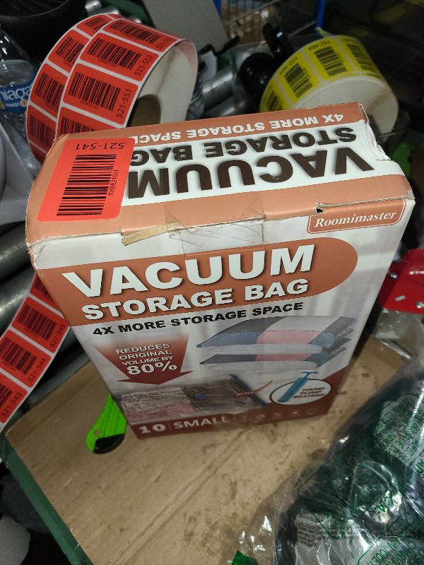 Photo 1 of 10 Small Vacuum Storage Bags with Travel Hand Pump, Small Vacuum Seal Bags for Clothing, Space Saver Bags for Clothes