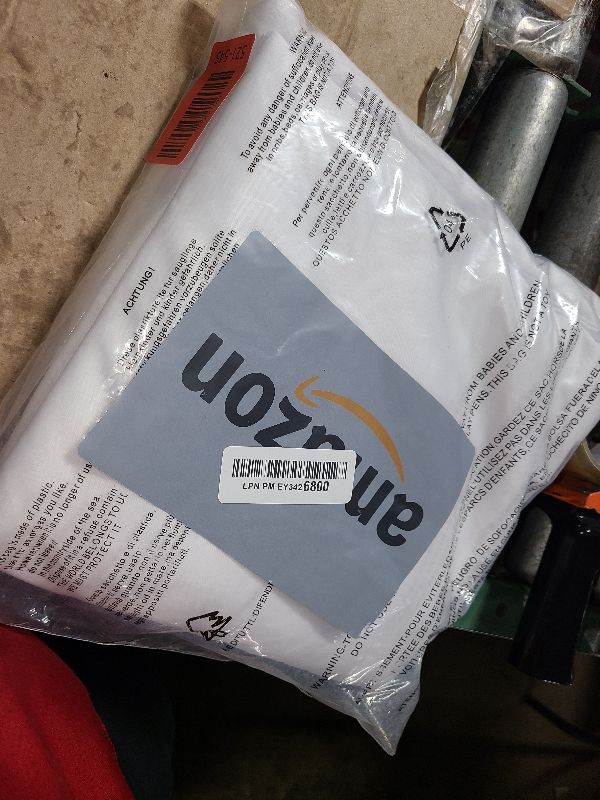 Photo 1 of 10x10ft Wrinkle Free White Backdrop Curtain for Parties Soft Fabric Drapes Wedding White Curtain Backdrop for Birthday Party Decorations Background for Photography 5x10ft, 2 Panels