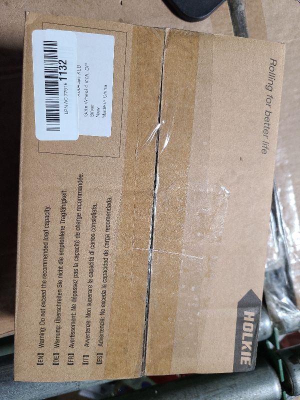 Photo 1 of 2 Pack Spring Loaded Adjustable Gate Wheel, 4 Inch Gate Castors with Brake, Heavy Duty Castor Wheel with Load Capacity 220LBS