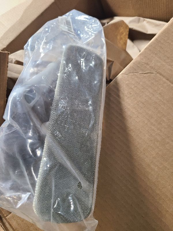 Photo 1 of 2-in-1 Window Screen Cleaning Brush, Double-Sided Mesh Cleaner Tool for Screens, Patio, Porch, Door and Window, Dry & Wet Use, Small Handheld Screen Brush for Dust and Grime (White & Gray)