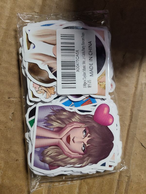 Photo 1 of 100pcs Taylor Swift Sticker for Adult, Singer Stickers for Teen Girl, Music Ablum Waterproof Vinyl Sticker for Water Bottle Laptop Phone Party Favors (TAY100)