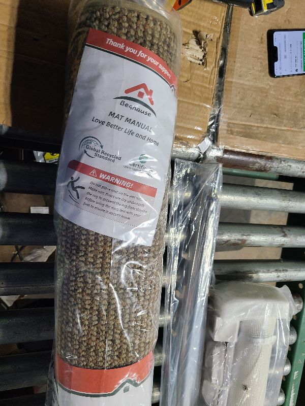 Photo 1 of 
BEQHAUSE Dirt Trapper Door Mat 20" x 48Non-Slip Washable Doormats Entrance Mat, Dirt Resistant and Absorbent Welcome Mat, Low Profile Floor Mats for Front Back Door and Entryway, Beige