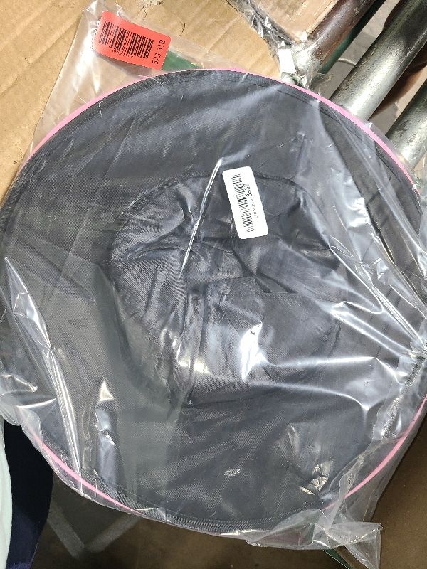 Photo 1 of 12 PCS Halloween Witch Hat Pink Hanging Witch Hats with Nylon Cord for Women Birthday Party Costume Accessories ((Black Pink)