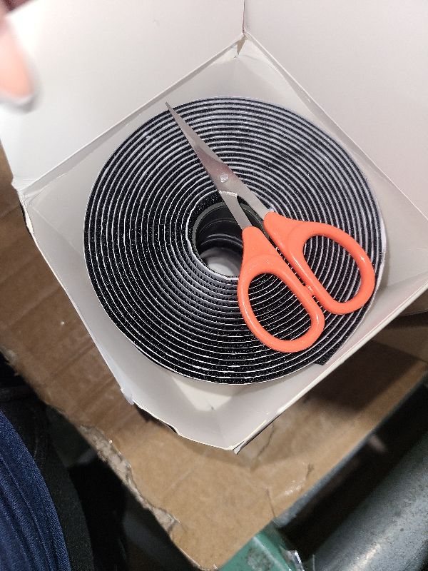 Photo 1 of 2 Inch x 15Ft Hook and Loop Strips with Adhesive, Double Sided Self Adhesive, Nylon Self Tape for Home Office School and Crafting