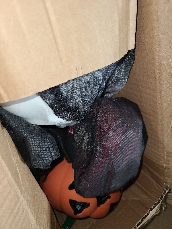 Photo 1 of 3 Pack 50'' Hanging Halloween Decorations Outdoor Indoor, Hanging Skeletons Pumpkins Witch Scary Halloween Decor with Spider Web for Porch Tree Yard Graveyard Garden Lawn Haunted House Creepy Decor