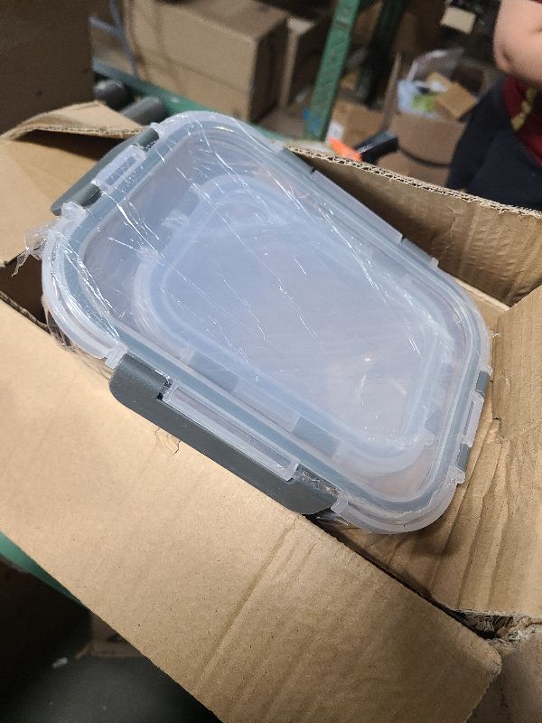 Photo 1 of [10-Pack] Glass Meal Prep Containers with Lids, MCIRCO Food Storage Containers with Snap Locking Lids, Airtight Lunch Containers, Microwave, Oven, Freezer and Dishwasher