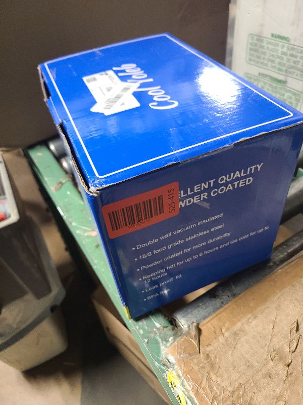 Photo 1 of 20 oz Tumblers Bulk Stainless Steel Tumbler with Lid Double Wall Vacuum Insulated Coffee Mug 20oz Powder Coated Cup for Hot and Cold Drinks, White, 6 pack