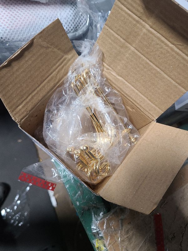 Photo 1 of 10 Pack 4 Inch Iron Plate Stands for Display, Plate Holder Display Stand, Gold Easel Stands for Photo, Picture Frame, Decorative Dish, Book and Tabletop Art (Gold, 4 Inch)