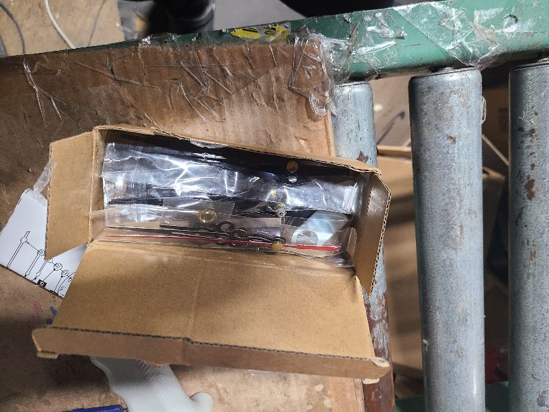 Photo 1 of 2 Pieces High Torque Long Shaft Clock Movement Mechanism with 5 Different Pairs of Hands Clock Repair Parts Replacement