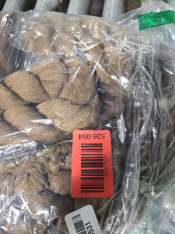 Photo 1 of 12 Pack 10Ft Cheesecloth Table Runner 35x120 Inch Boho Gauze Table Runner Rustic Cheese Cloth Long Romantic Table Runners for Wedding Bridal Shower Birthday Party Table Decor (Brown)