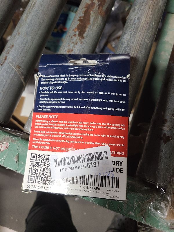 Photo 1 of 100% Waterproof Cast Covers for Shower Leg - Tight Seal - Reusable Adult 2pk Half Leg Cast Protectors - Knee, Ankle, Foot