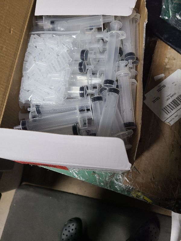 Photo 1 of 125 Pack Reusable Syringes, 10ml Plastic Supplies for Jelly, Desserts, and Fun Activities - Halloween, Thanksgiving, Bachelorette & Birthday Parties - Durable and Fun for Adults