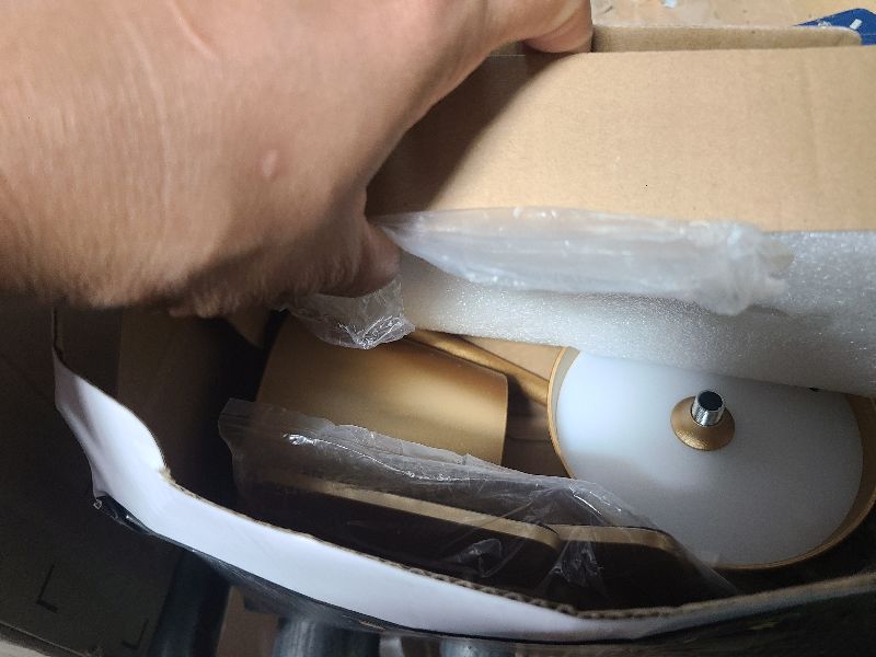 Photo 1 of 2 Pack Gold Rechargeable Table Lamps, Small Table Lamp with 6000mAh Battery Operated, Wireless Lamp 3 Color Portable LED Touch Lamp, IP65 Waterproof Desk Lamps for Living Room, Dining, Outdoor, Patio