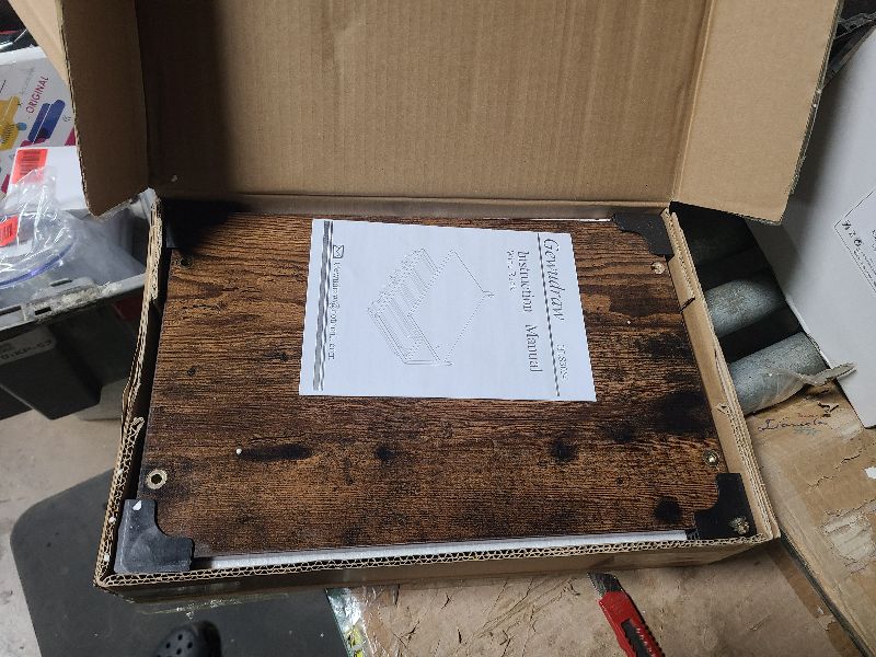 Photo 1 of 2 Tiers Wine Rack Wall Mounted with Wine Bottle Holder & Wine Glass Rack, Bar Shelves for Liquor Bottles, Hanging Wine Rack, Wine Storage Display Rack Shelf for Home Bar,Dining Room,Kitchen,Rustic