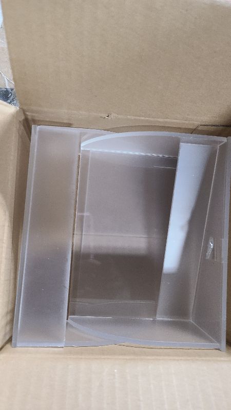 Photo 1 of 2 Pack Index Card Display Stand 3x5 Acrylic Card Holder for Desk File Note 4x2.4x5.4 Inch Clear Postcard Stand Index Card Rack Acrylic Business Card Stand for Office Business Classroom (No Card)