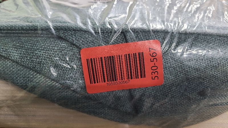 Photo 1 of 13x13 Storage Cubes - 6 Pack - Linen Fabric 13 Inch Cube Storage Bins for Bedroom, Living Room, Clothes and Toys; Foldable, Dual Leather Handles