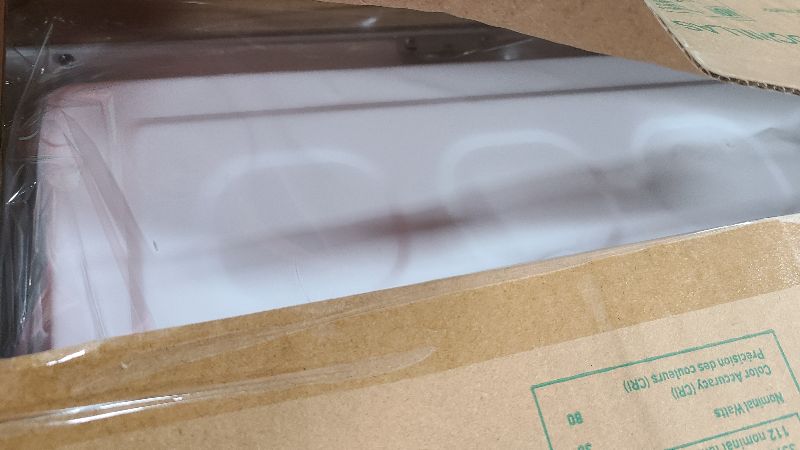 Photo 1 of Lithonia Lighting CPX 1x4 LED Flat Panel Light, 1 Ft. x 4 Ft. LED Light Panel, Ceiling Lighting Fixture, 2500/3200/4000 Adjustable Lumens, 3500K/4000K/5000K Switchable CCT, Smooth Satin Lens, White