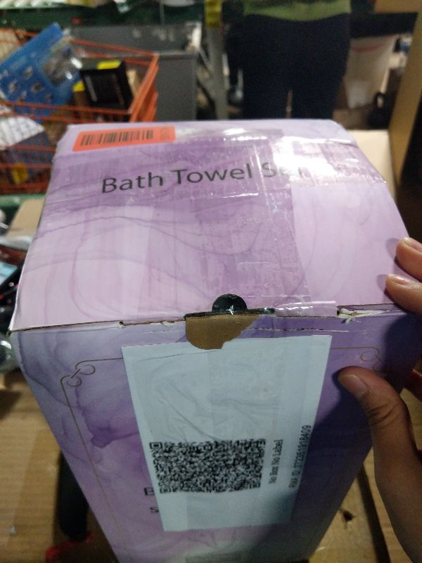 Photo 1 of 18 Piece Family Bath Towel Set Include 6 Bath Towels,6 Hand Towels and 6 Washcloths Soft Bathroom Towel with Hanging Loops,Highly Absorbent Quick Dry Towels Set for Bathroom,Hotel and Spa-Grey