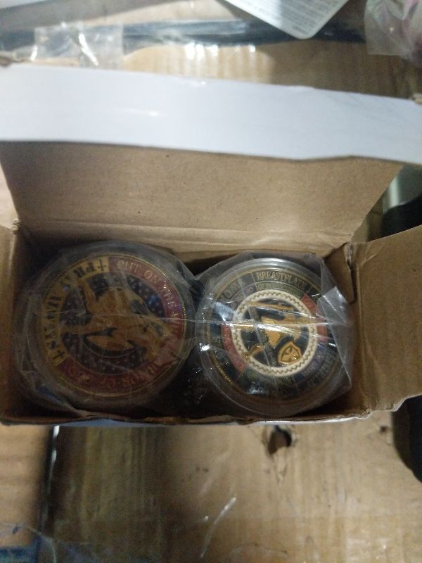 Photo 1 of 24 Pcs Put on The Whole Armor of God Coin Round Commemorative Coin Souvenir Prayer Metal Christian for Collectors Military Church Party Collectible Challenge Souvenir