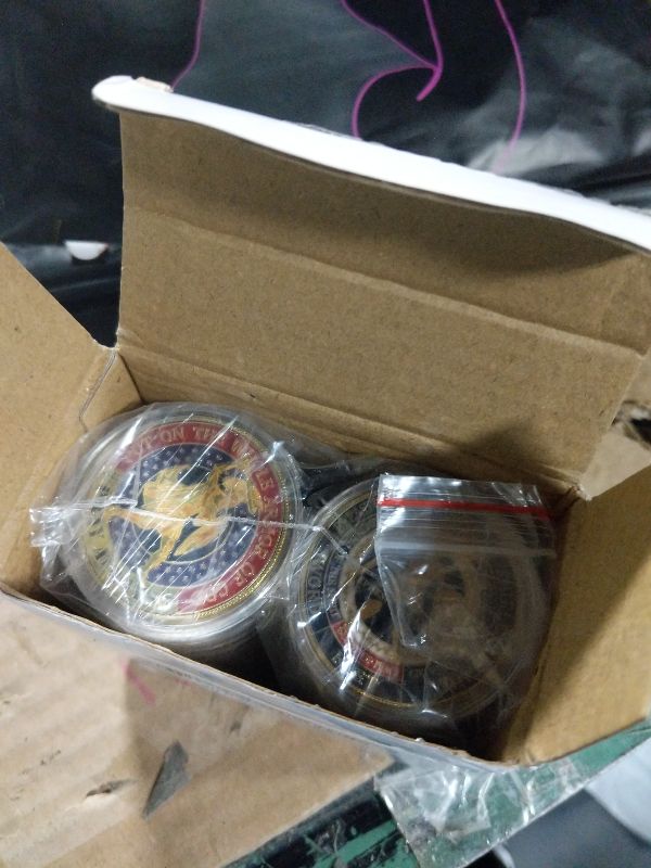 Photo 1 of 24 Pcs Put on The Whole Armor of God Coin Round Commemorative Coin Souvenir Prayer Metal Christian for Collectors Military Church Party Collectible Challenge Souvenir