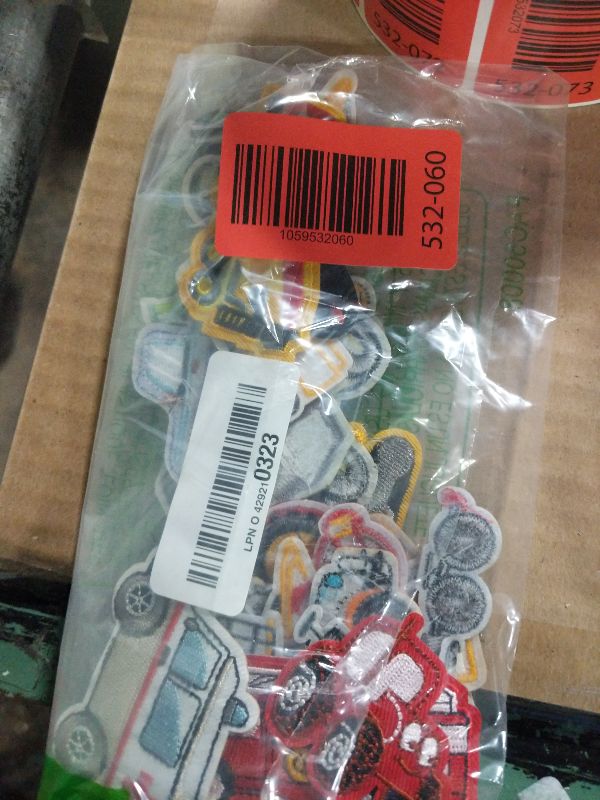 Photo 1 of 20pcs Cars Iron on Patches Engineering Vehicle Embroidered Patches Iron on Knee Patches for Boys Kids Pants Clothes Backpack
