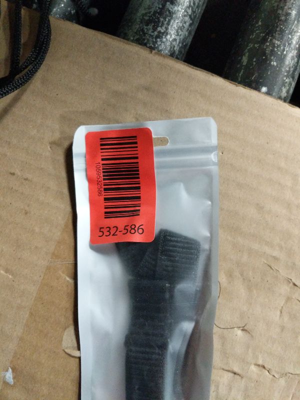 Photo 1 of 22mm Bicep Band Compatible with Amazfit Helio Strap Ankle/Arm Band Replacement, Adjustable Soft Breathable Strap with Intergrated Quick Realease Pins (Black)