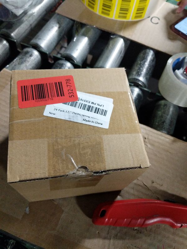 Photo 1 of 24 Pack 3.5 inch Plastic Spring Clamps, Black Heavy Duty Clips, Backdrop Clips, Plastic Clamps for Crafts, Backdrop Stand, Woodworking, Photography