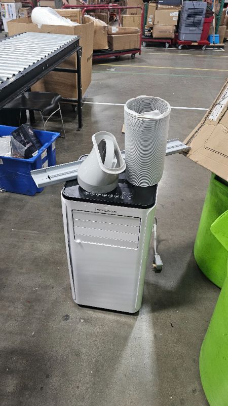 Photo 1 of ***PARTS ONLY***TECXERLLON 10000 BTU Portable Air Conditioners, 4-in-1 Portable Ac with Cooling, Dehumidifier, Fan & Sleep Modes, 2 Speeds, Auto Swing, Cools up to 480 Sq. Ft. for Home, Office, Garage
