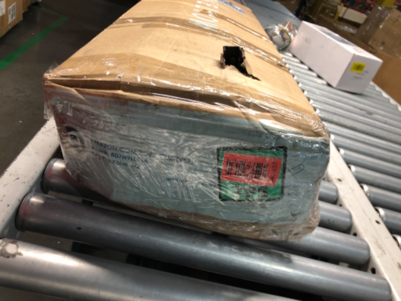 Photo 1 of Mellow Modernista Low Profile 6 Inch Metal Platform Bed Frame with Classic Wooden Slat Support Mattress Foundation (No Box Spring Needed), Queen, Black