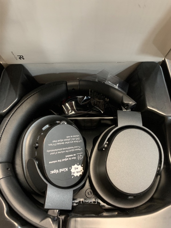 Photo 1 of ***(MAJOR DAMAGE/ SEE NOTES)***Dytole Wireless Headphones for TV, TV Headphones Wireless for Seniors, Versatile Charging Dock with Transmitter, Instant Audio Sync, 65-Hour Battery Life, Ideal Gift for Parents & Seniors