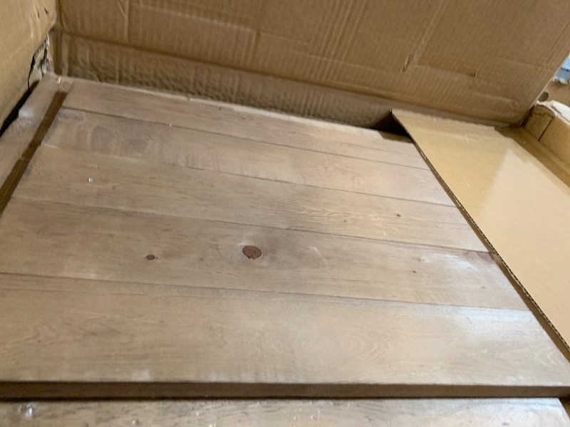 Photo 1 of ***MAJOR DAMAGE***

Wooden Patio Beverage Cooler for Porch, Deck or Patio - American Flag Design - 57 Qt - Backyard Expressions