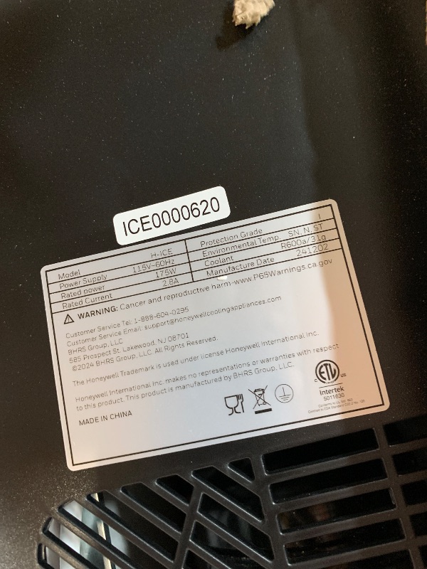 Photo 1 of ****FOR PARTS ONLY****
Honeywell Nugget Ice Maker Chewable Ice 38 lbs Per Day, One Click Operation, Large Ice Storage, 1 Gallon Water Tank