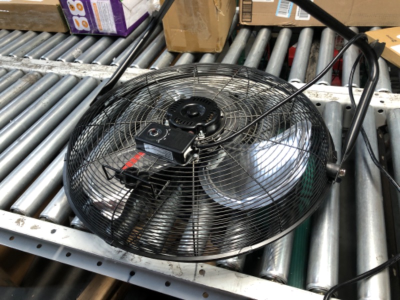 Photo 1 of ***CONTROL KNOB BROKEN OFF - DOESN'T POWER ON***
Tornado 20 Inch High Velocity Metal Floor Fan, 3-Speed Powerful Cooling for Industrial, Commercial, and Home Spaces, 120°Tilt, 6.0 FT Cord - UL safety Listed, Black