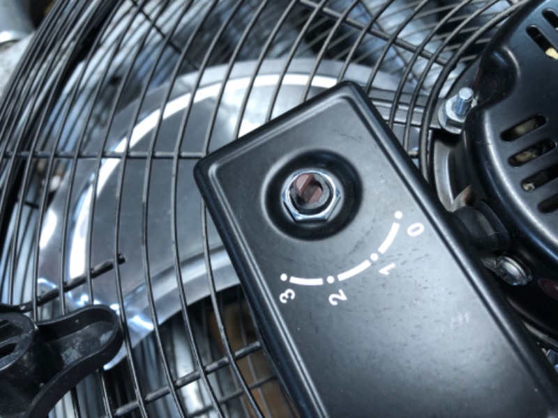 Photo 1 of ***CONTROL KNOB BROKEN OFF - DOESN'T POWER ON***
Tornado 20 Inch High Velocity Metal Floor Fan, 3-Speed Powerful Cooling for Industrial, Commercial, and Home Spaces, 120°Tilt, 6.0 FT Cord - UL safety Listed, Black