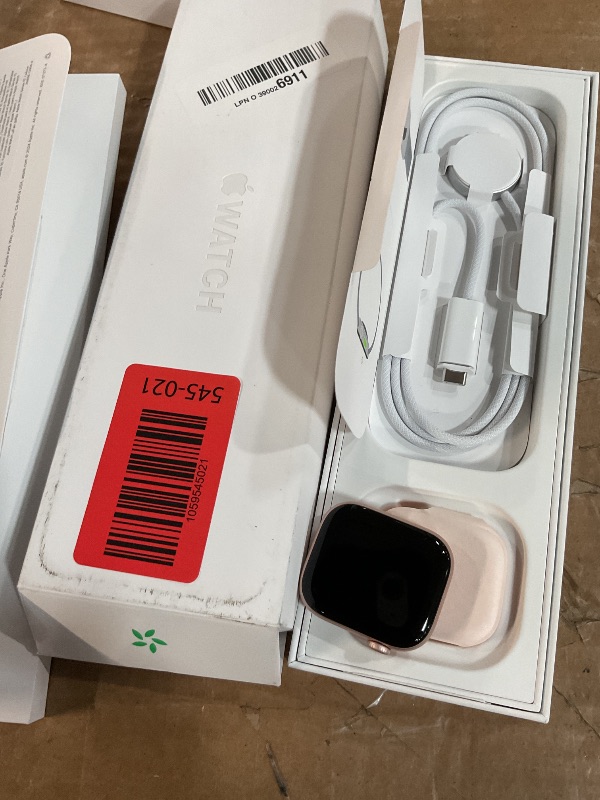 Photo 1 of *** SEE NOTES ****Apple Watch Series 10 [GPS 42mm case] Smartwatch with Rose Gold Aluminium Case with Plum Sport Loop. Fitness Tracker, ECG App, Always-On Retina Display, Carbon Neutral