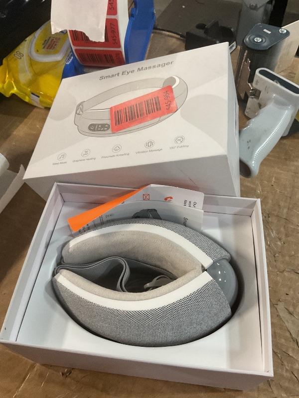 Photo 1 of (USED/FAIR) cotsoco Eye Massager with Heat, Sleep Eye Mask with Bluetooth Music, Face Massager, Eye Care Device, Reduce Eye Strain Birthday Gifts for WomenX00381EXX9
