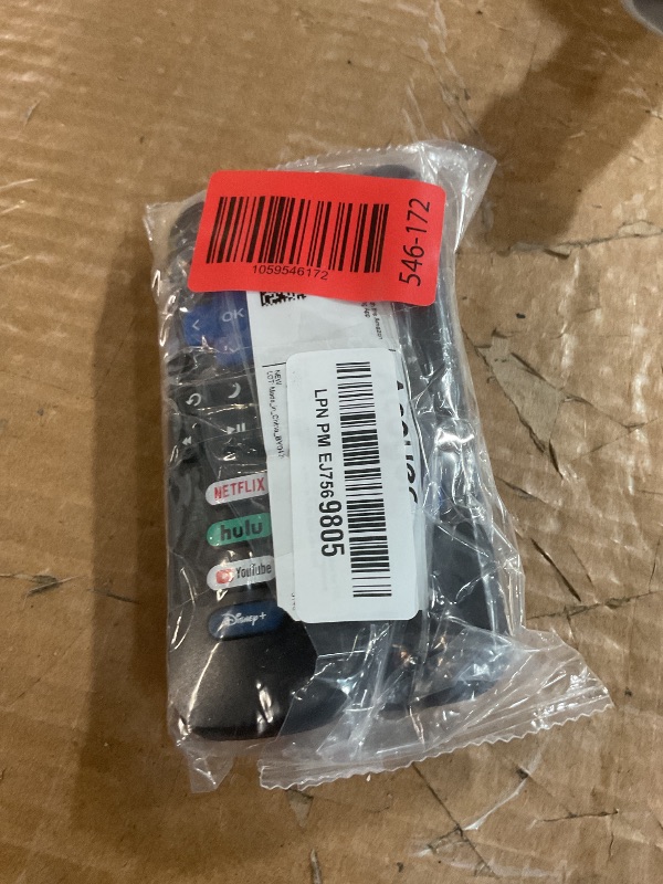 Photo 1 of (Pack of 2) Replacement-Remote-Control for Roku-TV,Compatible for TCL Roku/Hisense Roku/Onn Roku/Philips Roku Smart TVs(Not for Roku Stick and Box)